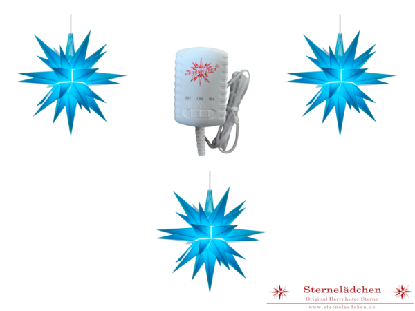 Herrnhuter Sterne-Set "Flexi" XL, blau
